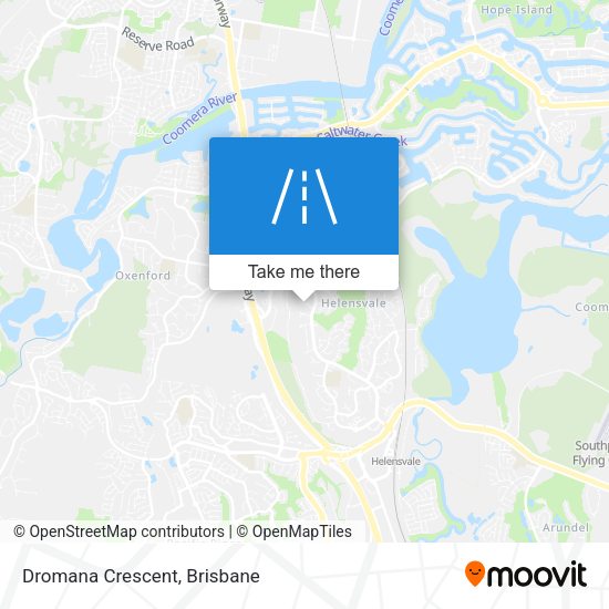 Dromana Crescent map