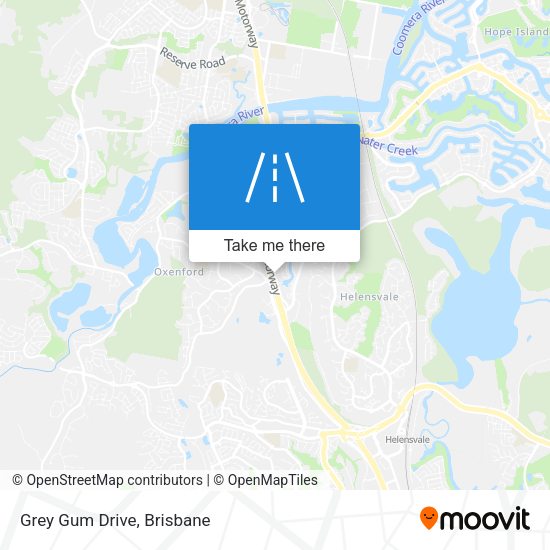 Grey Gum Drive map