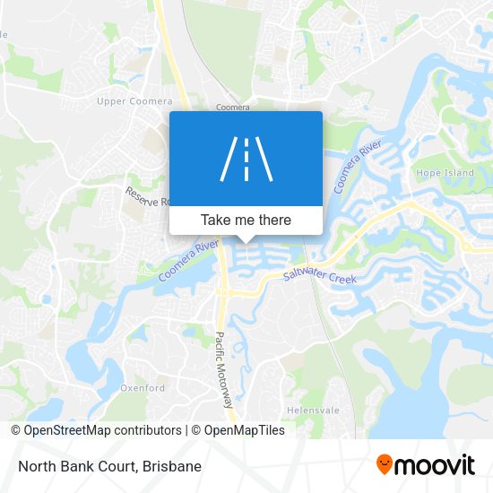North Bank Court map