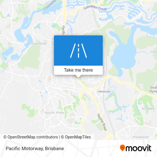 Pacific Motorway map