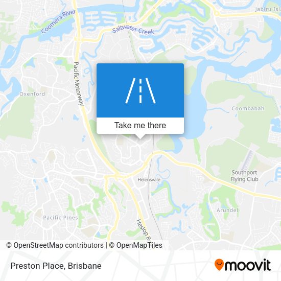 Preston Place map