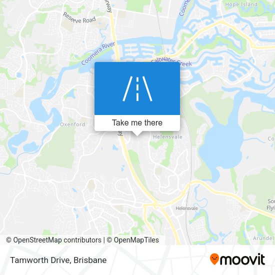 Tamworth Drive map