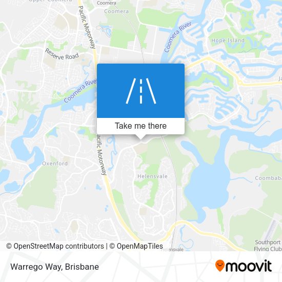 Warrego Way map