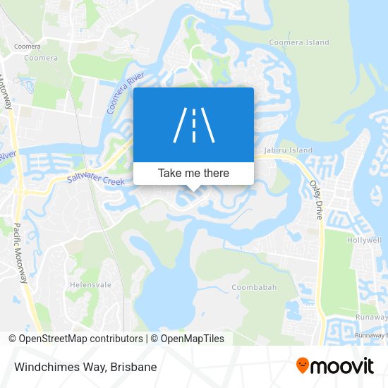 Windchimes Way map