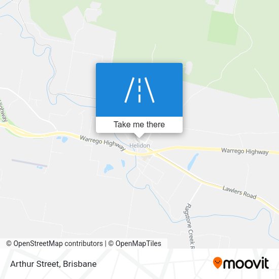 Arthur Street map