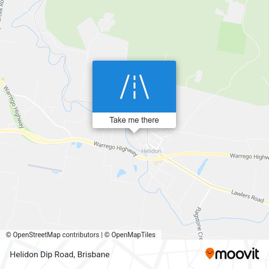 Helidon Dip Road map