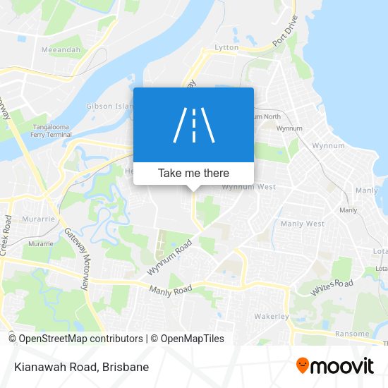 Kianawah Road map