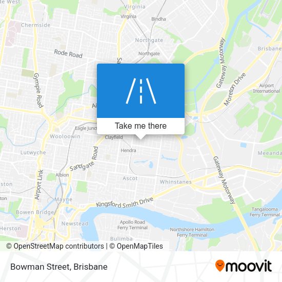 Bowman Street map