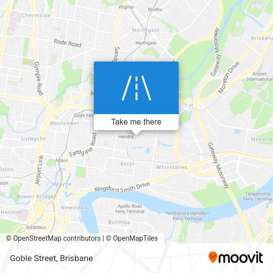 Goble Street map