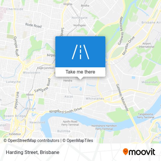 Harding Street map