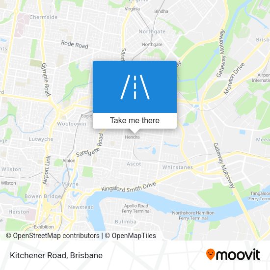 Kitchener Road map