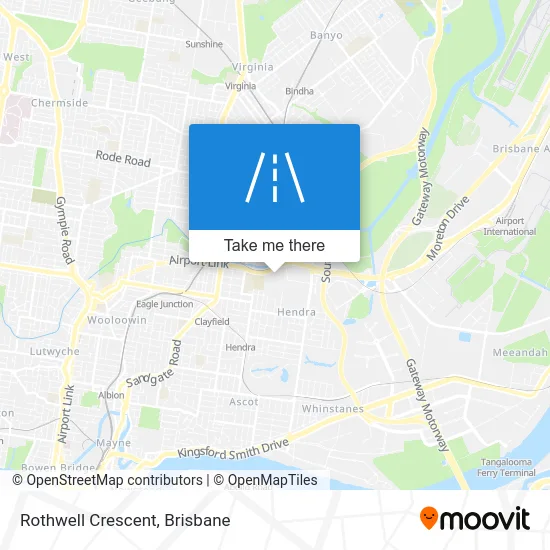 Mapa Rothwell Crescent