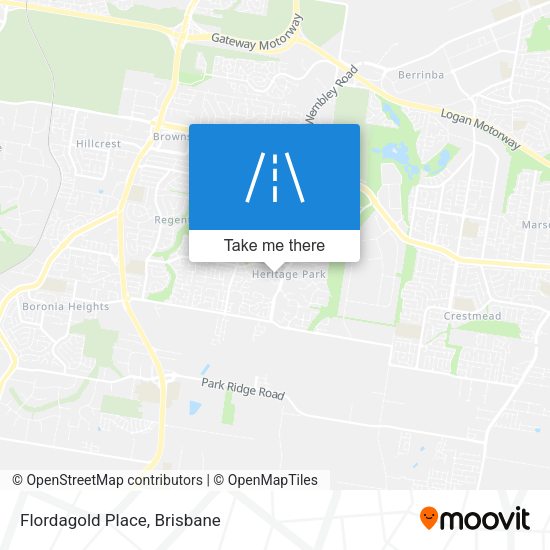 Flordagold Place map