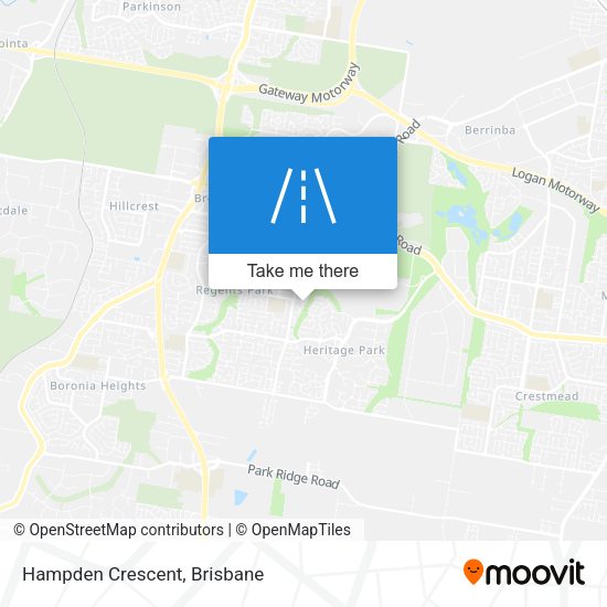 Hampden Crescent map
