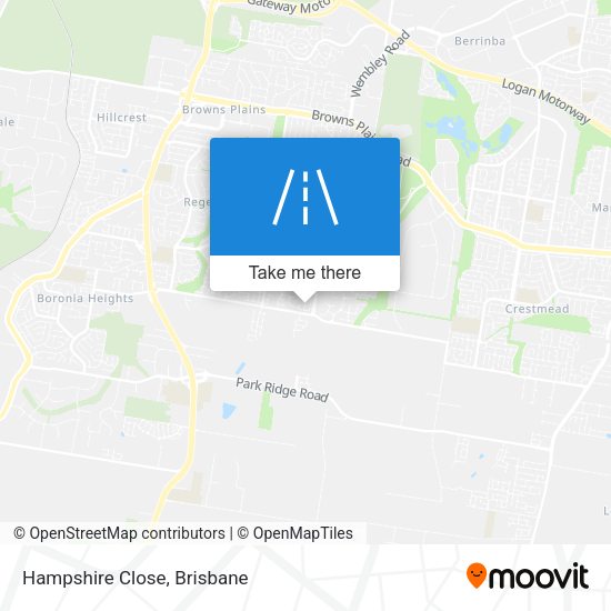 Hampshire Close map