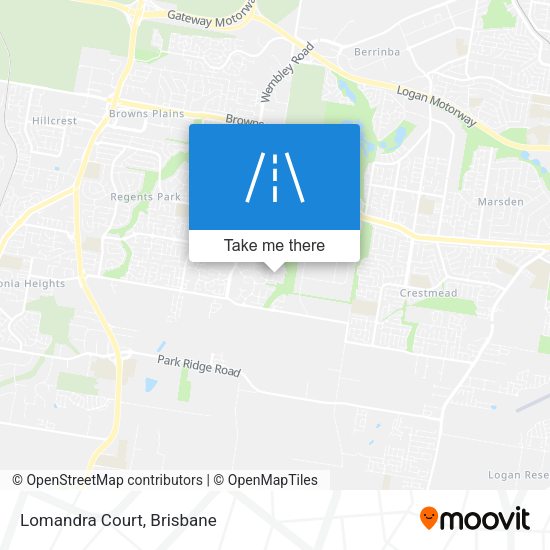 Lomandra Court map