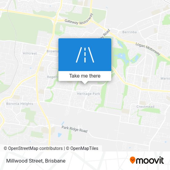 Millwood Street map