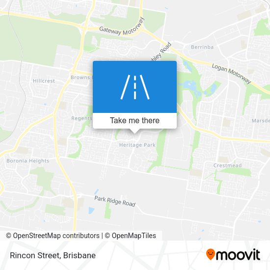 Rincon Street map
