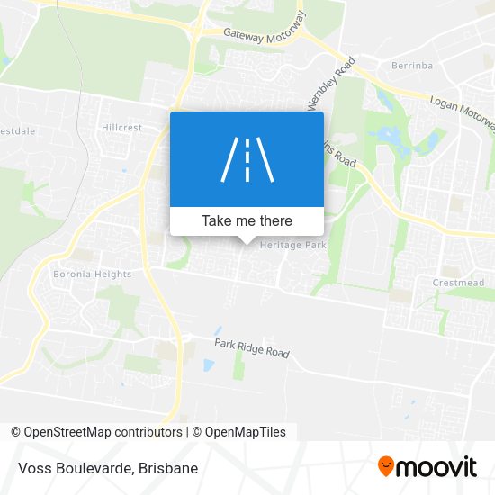 Voss Boulevarde map