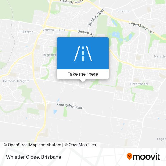 Whistler Close map