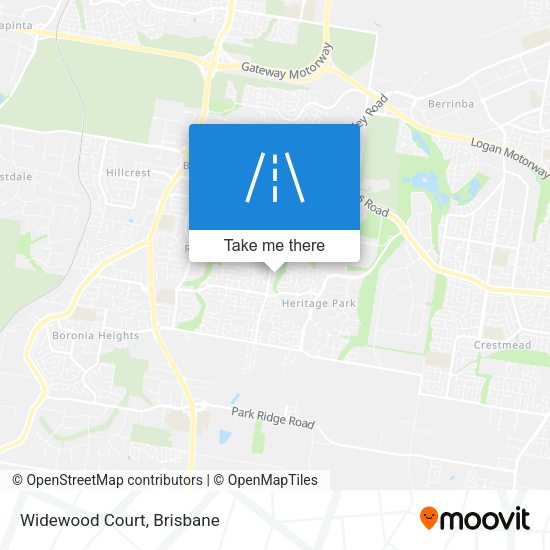 Widewood Court map