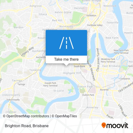 Brighton Road map