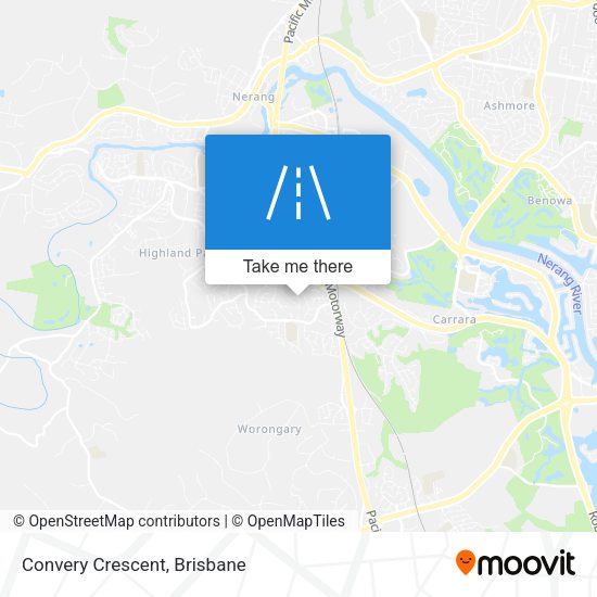 Convery Crescent map
