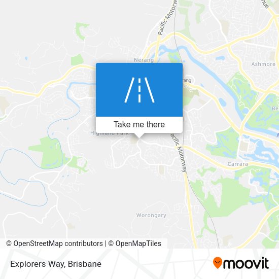 Explorers Way map