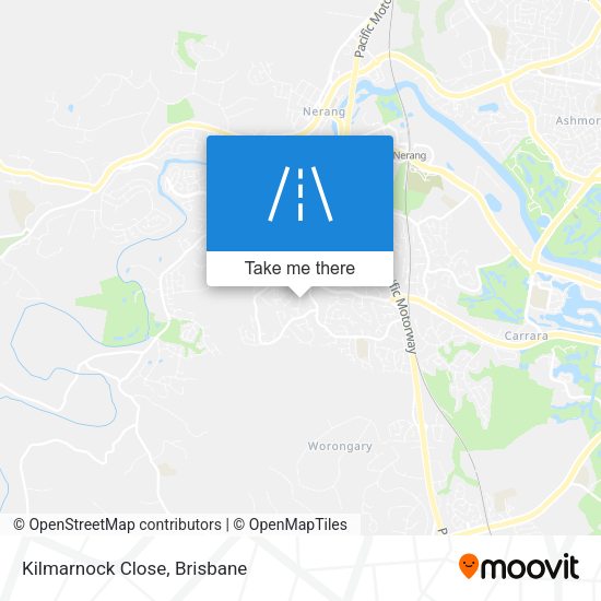Kilmarnock Close map