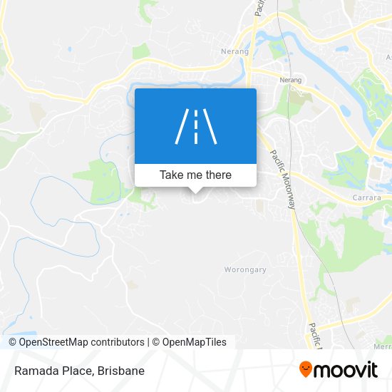 Ramada Place map