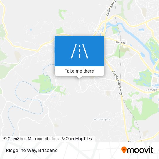 Ridgeline Way map