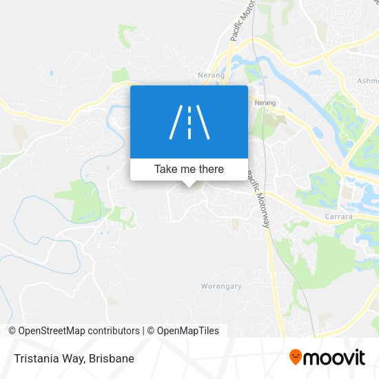 Tristania Way map