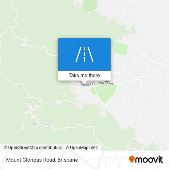 Mount Glorious Road map