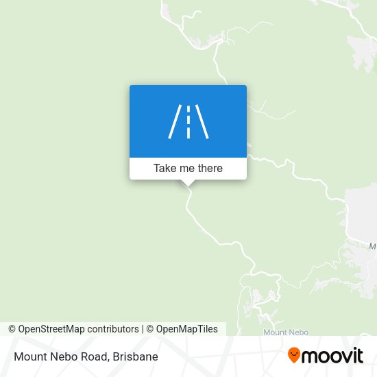 Mount Nebo Road map