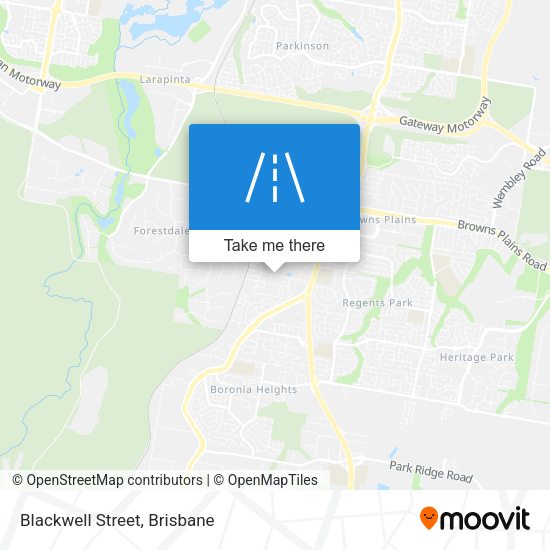 Blackwell Street map
