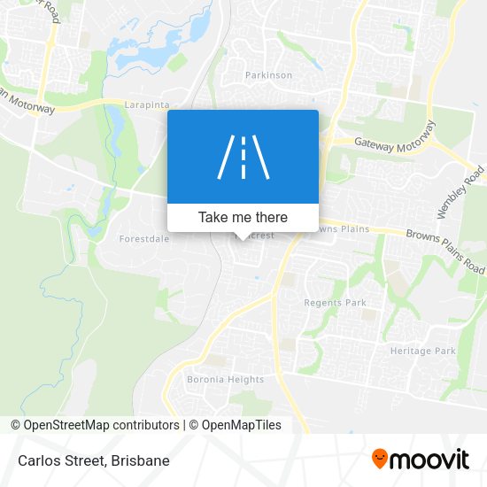 Carlos Street map
