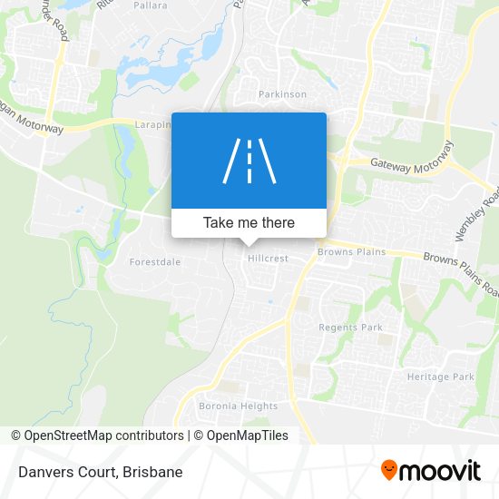 Danvers Court map