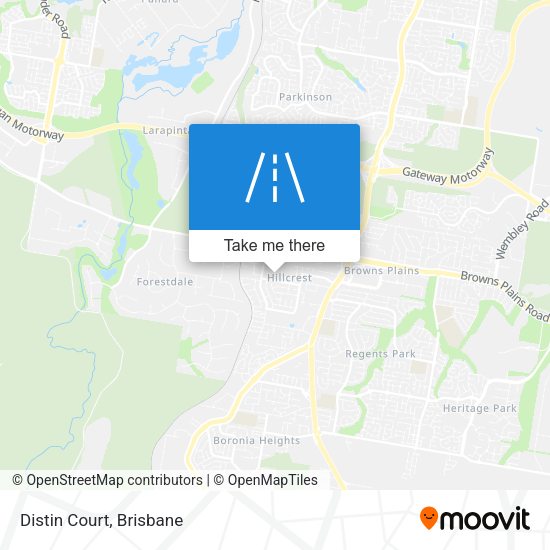 Distin Court map