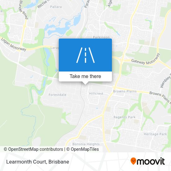 Learmonth Court map
