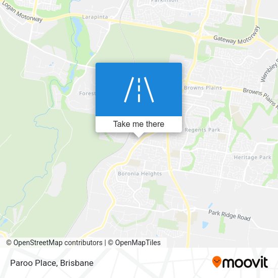 Paroo Place map