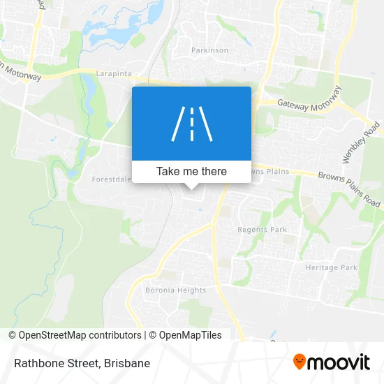 Mapa Rathbone Street