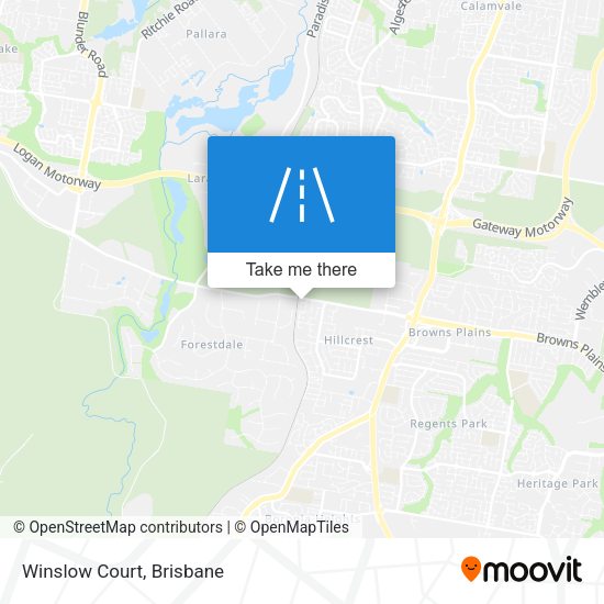Winslow Court map