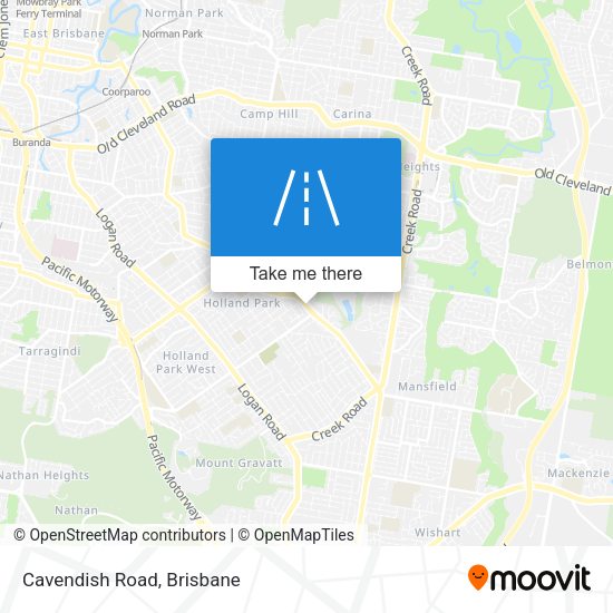 Cavendish Road map