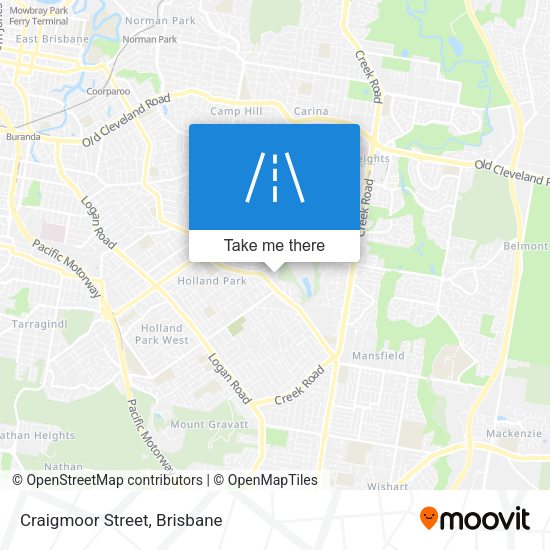 Craigmoor Street map
