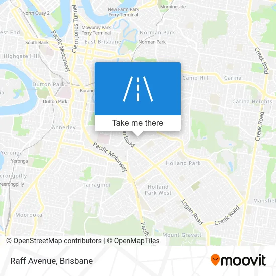 Mapa Raff Avenue