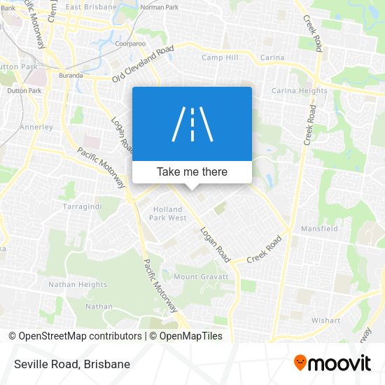 Seville Road map