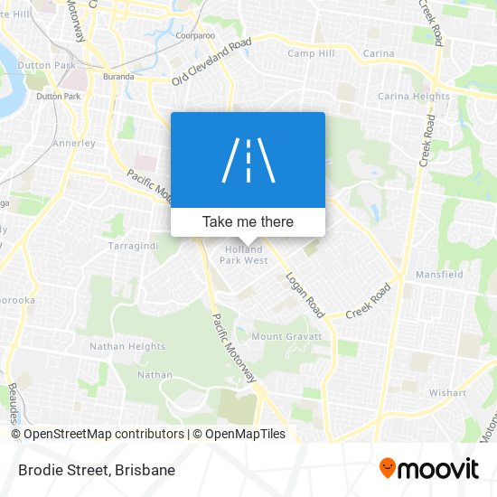 Brodie Street map