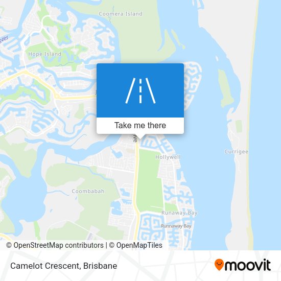 Camelot Crescent map