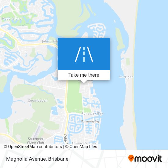 Magnolia Avenue map