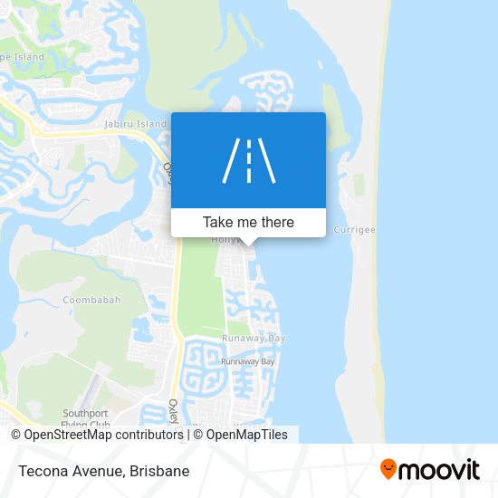 Tecona Avenue map